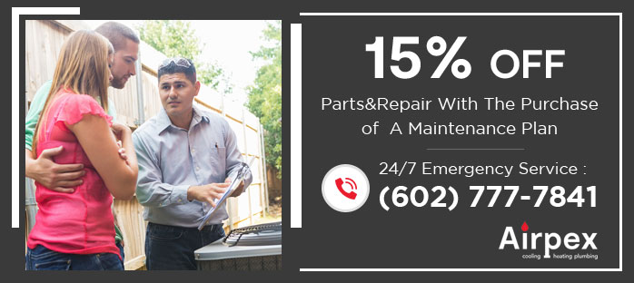 15% OFF Parts & Repair With the Purchase Of a Maintenance Plan